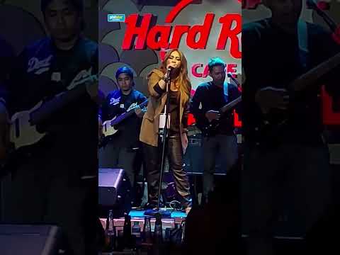 Jinky Vidal sings OPM classics at the Hard Rock cafe