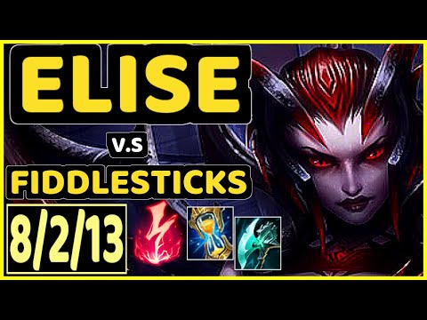 ELISE vs FIDDLESTICKS - 8/2/13 KDA JUNGLE CHALLENGER GAMEPLAY - BR