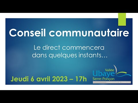 , title : 'Conseil Communautaire du 6 avril 2023'