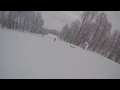 2015-01-07 горные лыжи Роза Хутор тренировка на трассе Каскад 