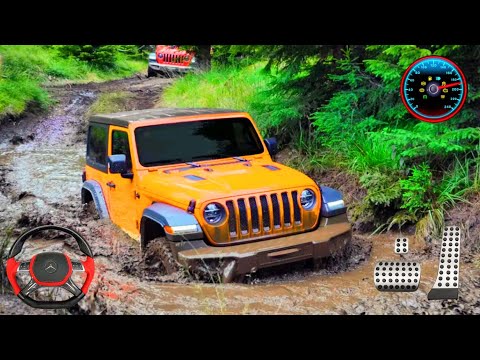 Offroad Mudfest 4x4 Jeep Drive Challenge - Mountain Spintimes SUV Driving - Offroad Mud Driving