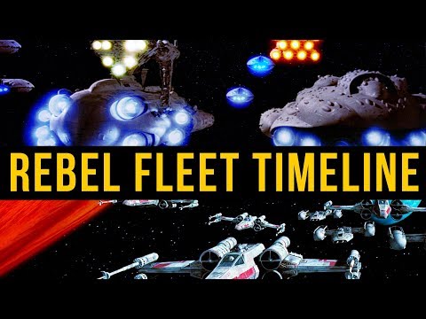 Rebel Alliance Fleet COMPLETE Buildup: 18 BBY-4ABY  (Star Wars Canon)