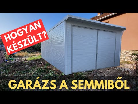 GARÁZS A SEMMIBŐL ?! | HOGYAN KÉSZÜLT? | ÁLOMBÓL - SZENDVICSPANEL VALÓSÁG