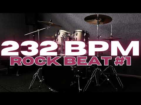 232 BPM - Rock Drum Beat - Loop 1