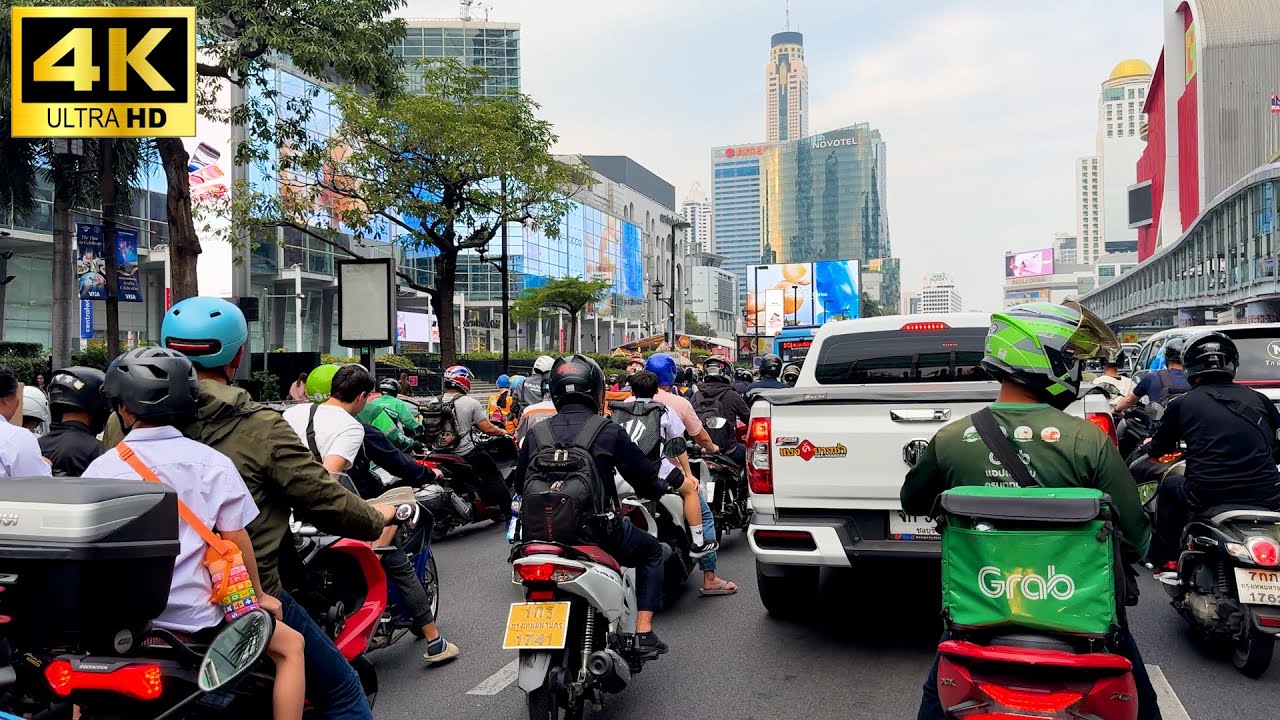Thrilling Motorbike Taxi Ride in Bangkok 🇹🇭 | Ultimate 4K POV Experience!