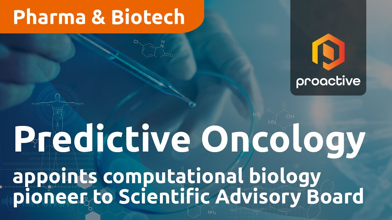Predictive Oncology appoints computational biology pioneer to Scientific Advisory Board