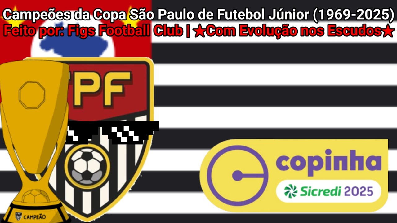 Campeões da Copa São Paulo de Futebol Júnior (Copinha) (1969-2025)