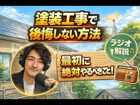 塗装工事で後悔しないために