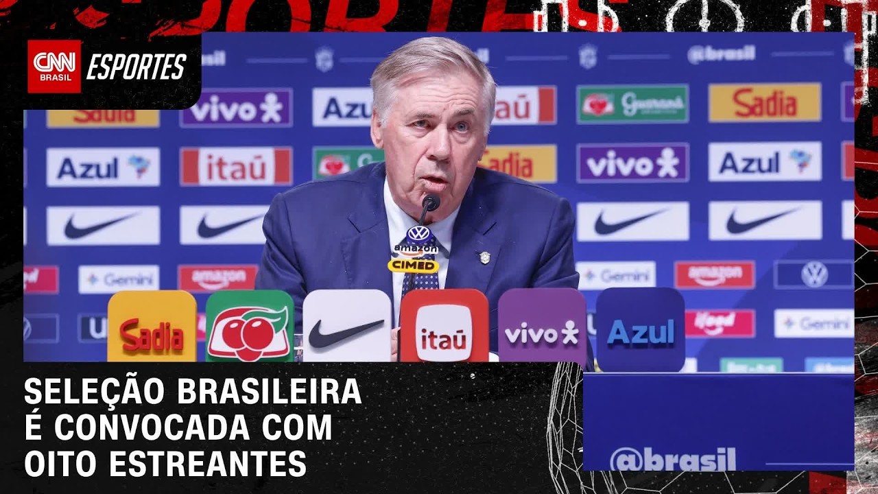 Carlo Ancelotti convoca oito estreantes para Seleção Brasileira; veja lista | CNN NOVO DIA