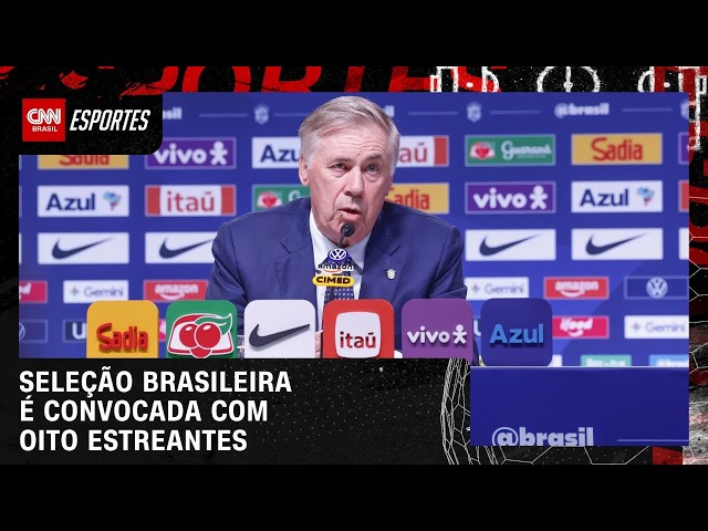 Carlo Ancelotti convoca oito estreantes para Seleção Brasileira; veja lista | CNN NOVO DIA