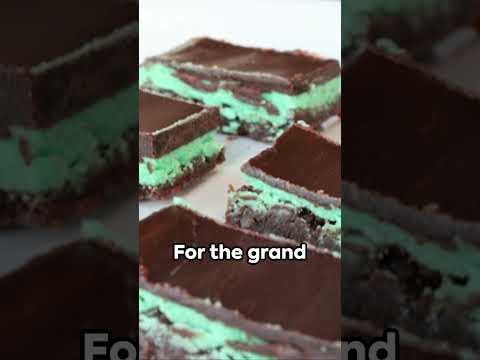 Minty Delight Chocolate Mint Squares