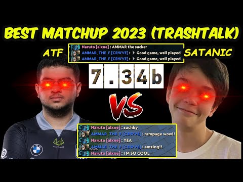 Satanic vs ATF - DREAM MATCH UP (TRASHTALK) 2023 Dota 2 pro Gameplay