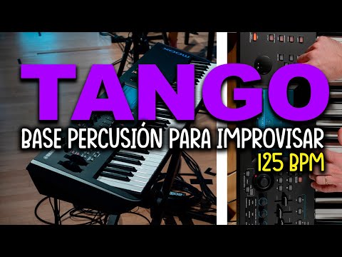 BASE TANGO | INSTRUMENTAL PERCUSION | PARA IMPROVISAR 125 BPM