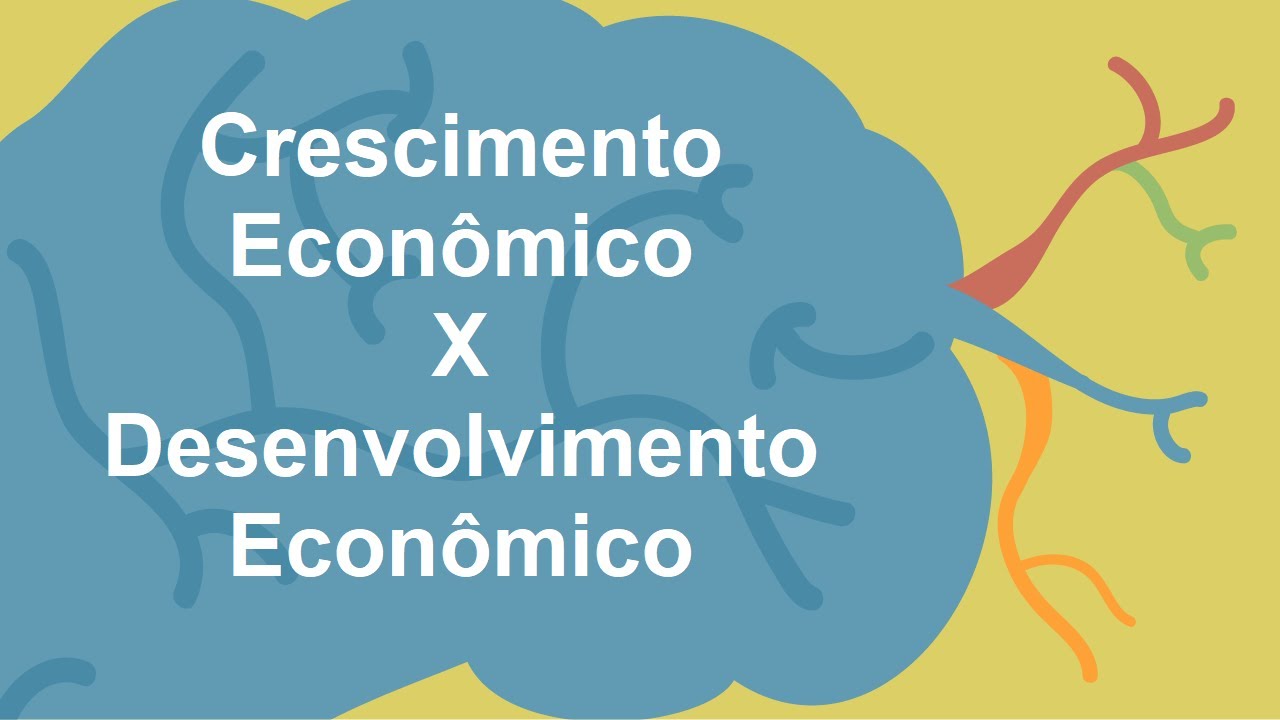 Crescimento Econômico e Desenvolvimento Econômico - Entenda a diferença em Mapa Mental