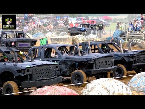 Heat 6 Full Size Iron Class Iron City Nationals Demolition Derby July 12th, 2025