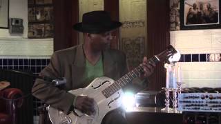 Eric Bibb, playing &amp; discussing Booker White&#39;s guitar