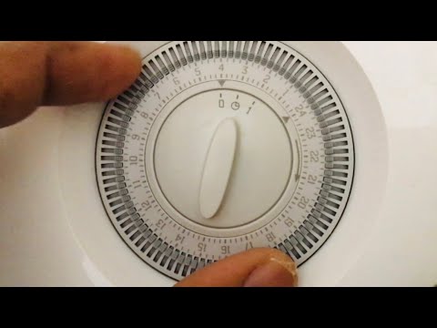 How to Use Set Adjust Mechanical Timer Control Pin Clock Switch Instruction Ideal logic Combi Boiler