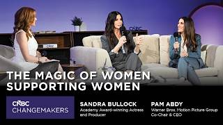 CNBC Changemakers Summit: The Magic of Women Supporting Women with Sandra Bullock and Pam Abdy