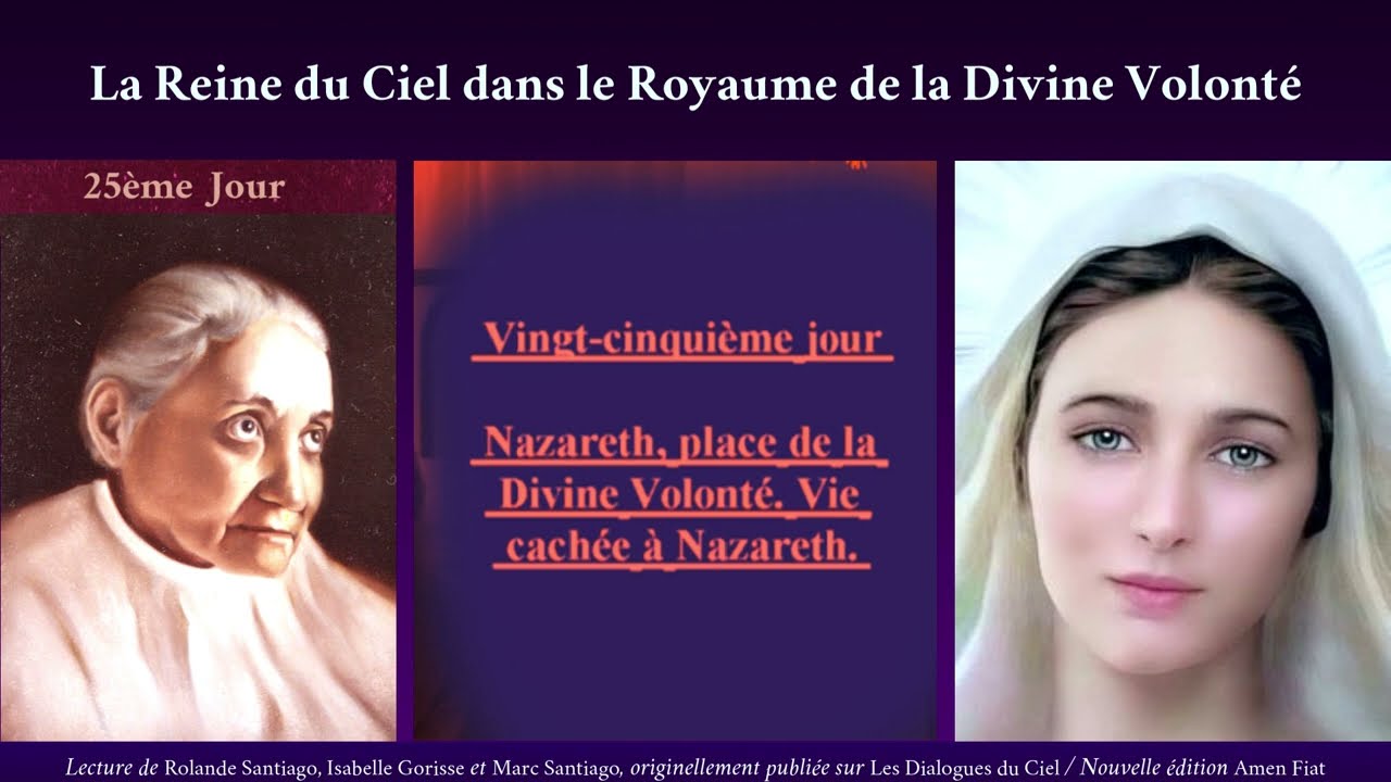 25ème Jour - La Reine du Ciel dans le Royaume de la Divine Volonté - écrit par Luisa Piccarreta