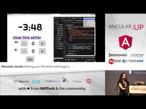 Shmuela Jacobs -  Making your life better with Augury | AngularUP2016
