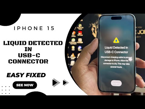 iPhone 15 Liquid Detected in USB-C Connector ( Easy Fixed )