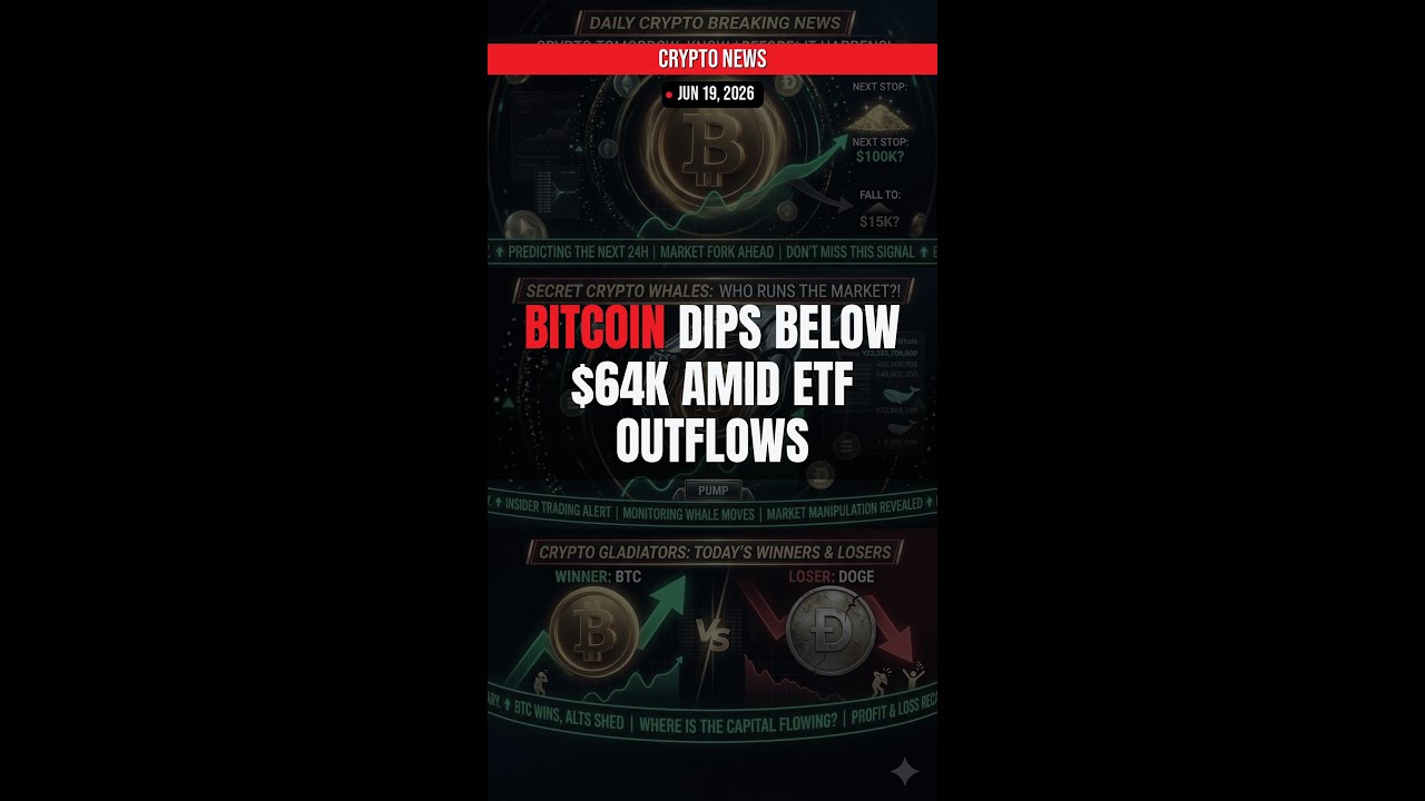 Bitcoin ETF RECORD — Is This The Bottom? (Jun 19, 2026)
