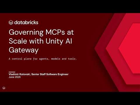 Watch: Governing MCPs at scale with Unity AI Gateway