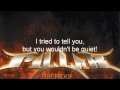 Pillar - Fireproof | With Lyrics on Screen | HD