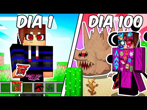 SOBREVIVI 100 DIAS na NARUTO JEDY - O Filme