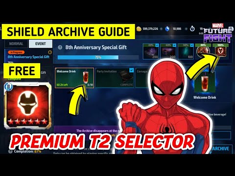 How To Get Premium T2 Selector | Shield Archive Event | Marvel Future Fight - MFF HINDI INDIA