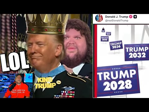  Leftist Freaks MELT DOWN after Trump TROLLS “No Kings” Protest with JD Vance Crown Meme - LMAO 