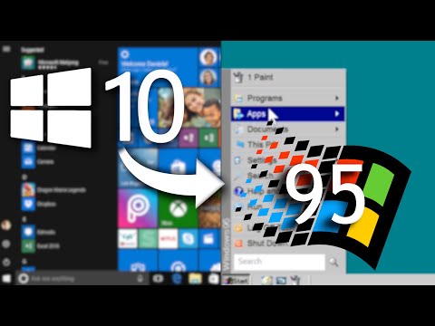 Windows 10 Transformed into Windows 95