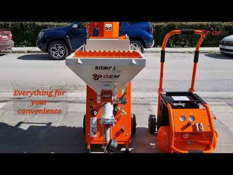 Ritmo L plus from PFT with extra accessories