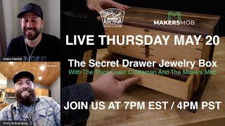 LIVE MAY 20 @ 7PM EST: Secret Drawer Jewelry Box
