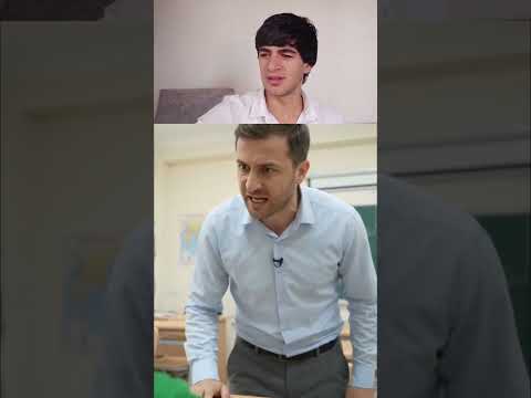 Müəllim danladı