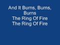 Johnny Cash The Ring Of Fire (with lyrics ...
