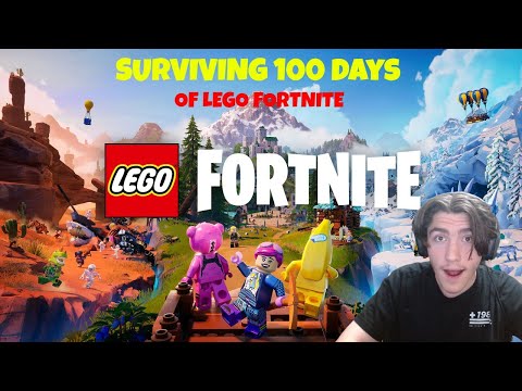 UNBELIEVABLE! Surviving 100 days in LEGO Fortnite LIVE NOW!