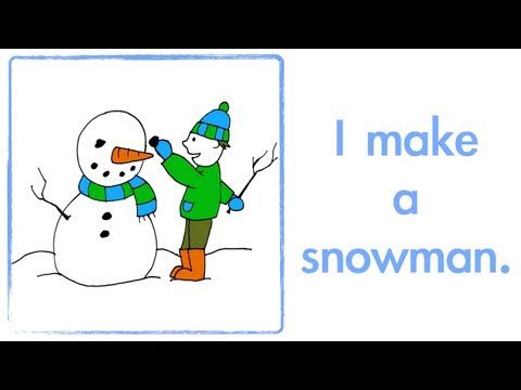 Fun Winter Song Lyrics for Kids - Winter is Here - We Wish You A Merry Christmas - Elf Learning