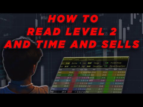 How to Read Level 2 Time and Sales, Tape Reading - Trading for Beginners 2024