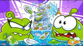 Om Nom Stories - CLEAN-UP CHAOS! 🧹🫧 Super Toons For Kids
