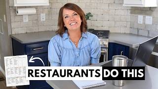 The Restaurant Secret That Solves Meal Planning