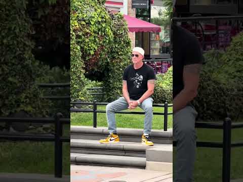 Street Drummer Had No Idea Chad Smith Was Watching him #shorts