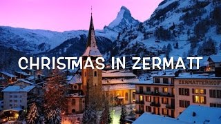 CHRISTMAS IN ZERMATT - MATTERHORN - SLEIGH RIDE - CURLING - VINTAGE FUN