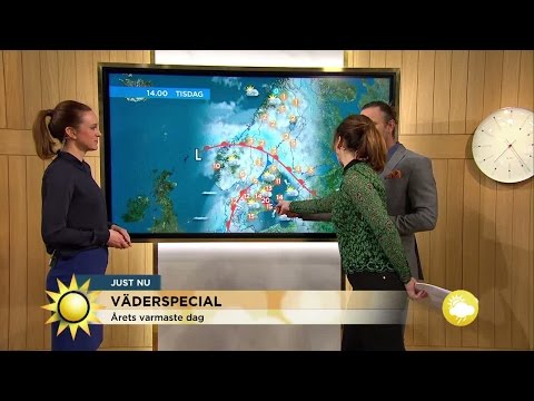 Här blir årets varmaste dag - Nyhetsmorgon (TV4)