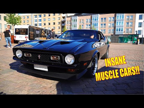 MUSCLE CARS ARRIVING! Crazy American Muscle & V8 Sounds!!