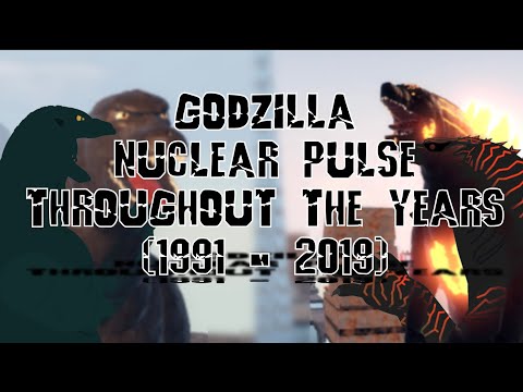 Godzilla Nuclear Pulse Evolution (1991 to 2019)
