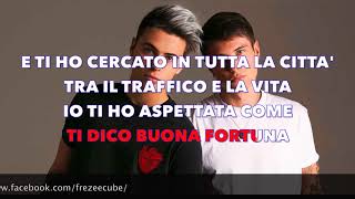 Benji &amp; Fede - Buona fortuna - Karaoke con testo