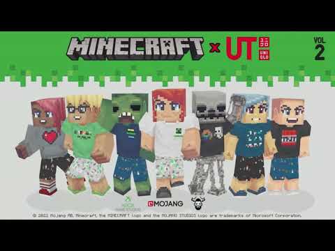 Catarino's Epic Minecraft Skins! FREE download + UNIQLO collaboration