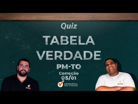 Learn the truth table for PM-TO [quiz correction]