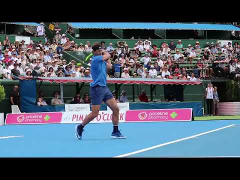 Great view of Nadal Footwork vs Gasquet